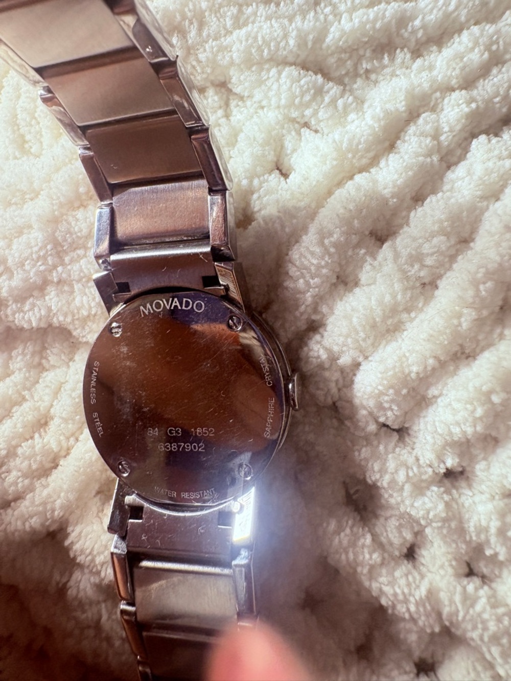 Movado Silver Minimalist Museum Dial Bracelet Watch - Picture 5 of 5